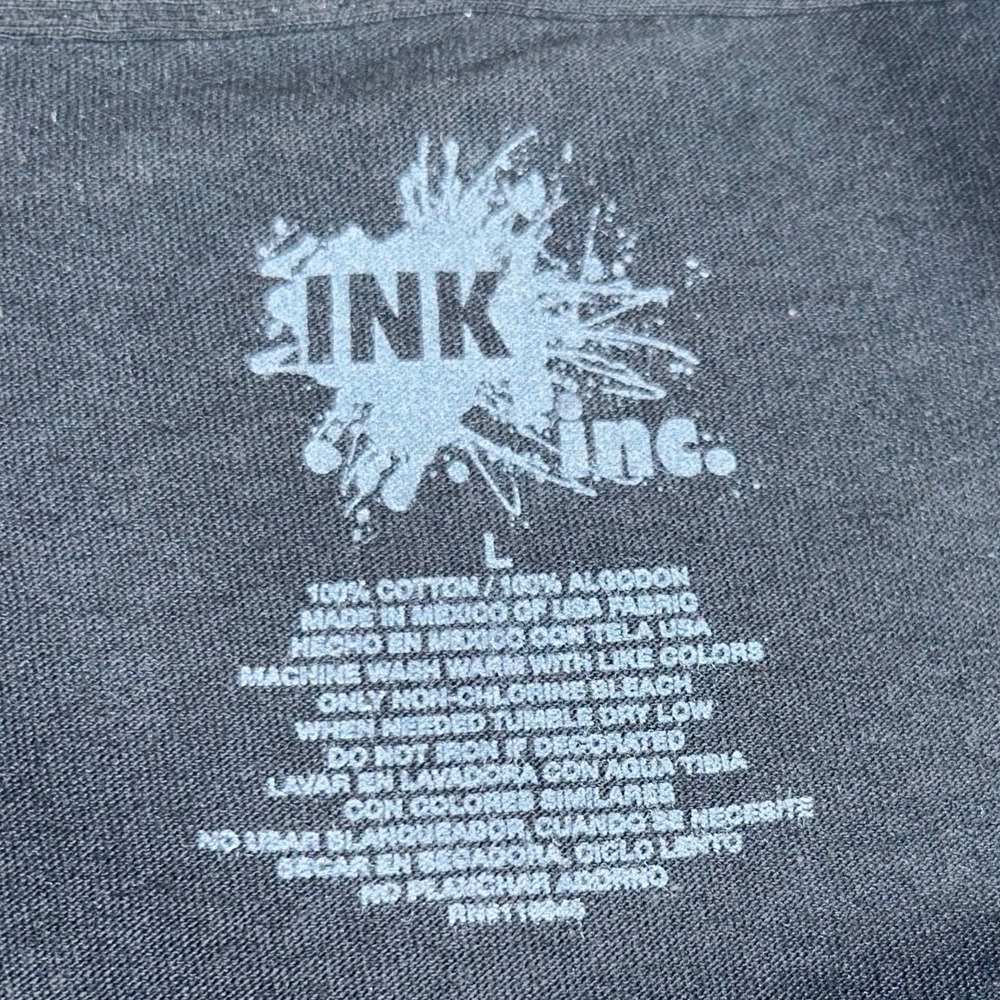 INK Inc Tuxedo T Shirt Mens Large Black Suit Tie Graphic Funny Costume Tee - Picture 16 of 16